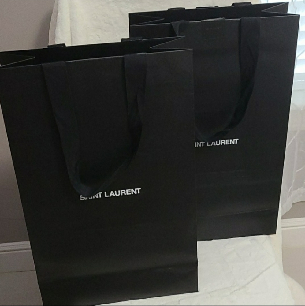 Saint Laurent shopping bags ONLY